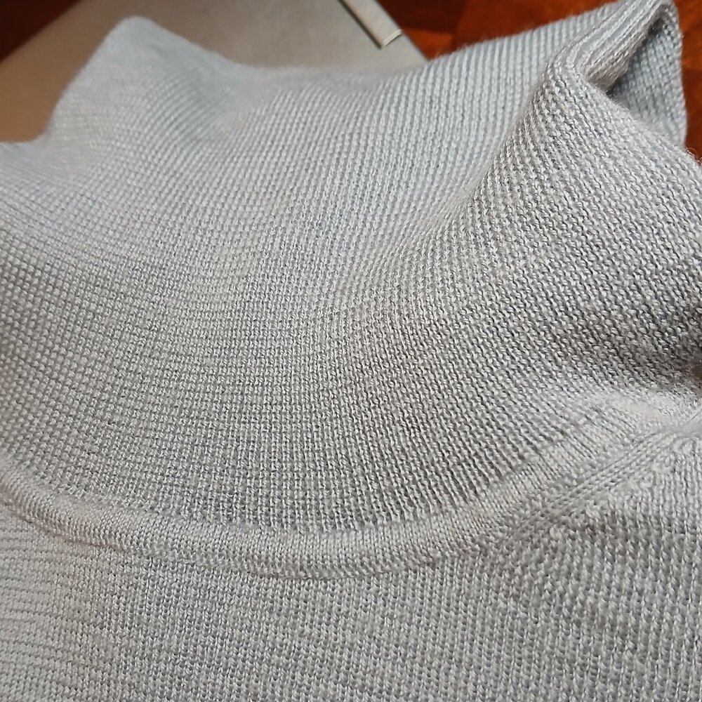 FILIPPA K Luxury Clothing Gray Wool Turtleneck S - Picture 7 of 9